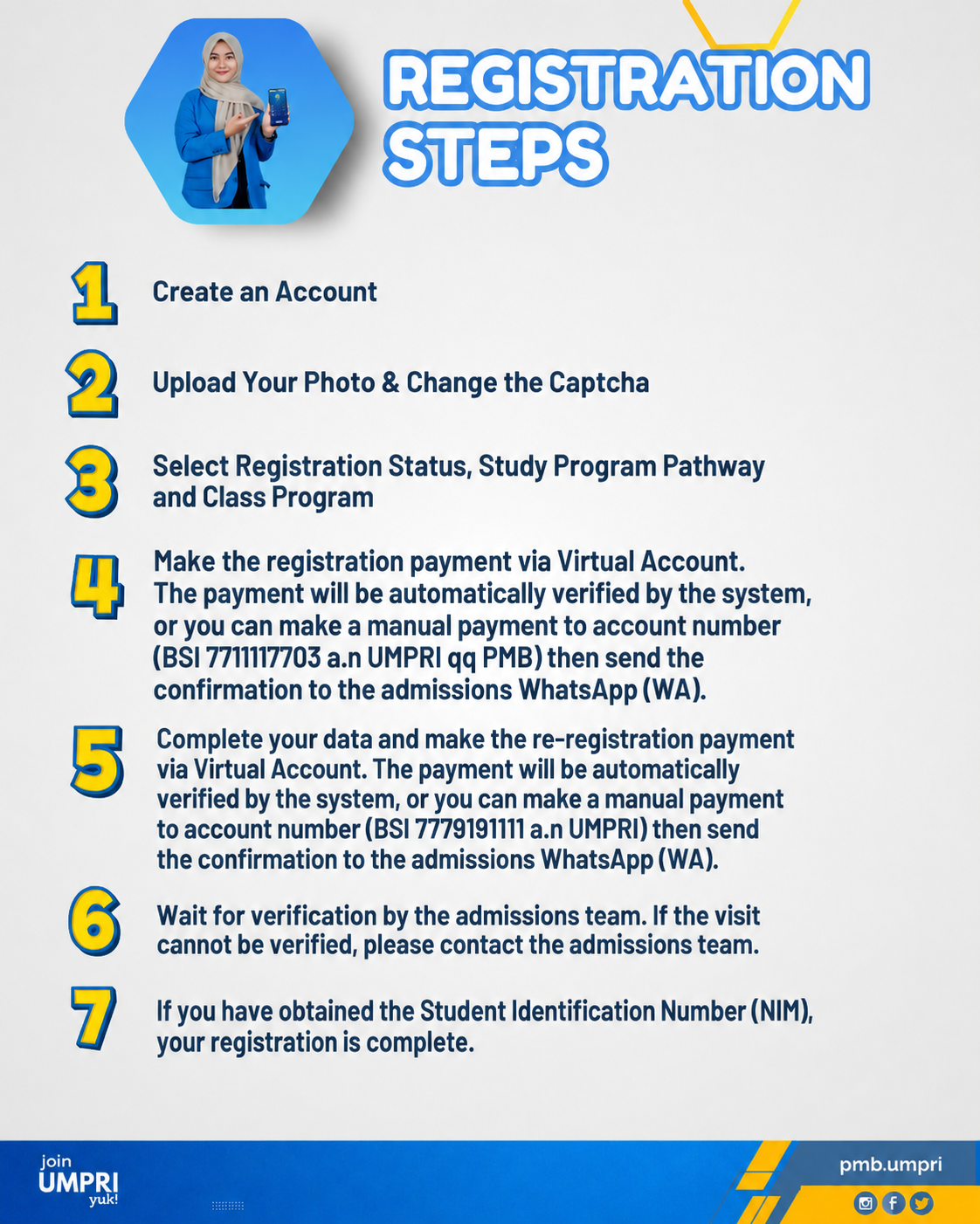 REGISTRATION STEPS